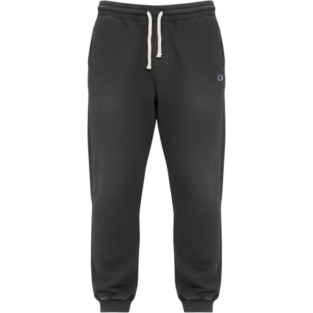 Vintage Champion Athletic Joggers Black Fleece Tapered Athleisure Core